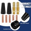 48Pcs Flux Core Gasless Nozzle Tips Kit KP1939-1 Flux Core