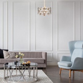 Hungbak Peel and Stick Lightweight TPE Chair Rail, Molding Trim for Home Decoration & Wall Protection (Paintable White, 5m x 3.2cm)