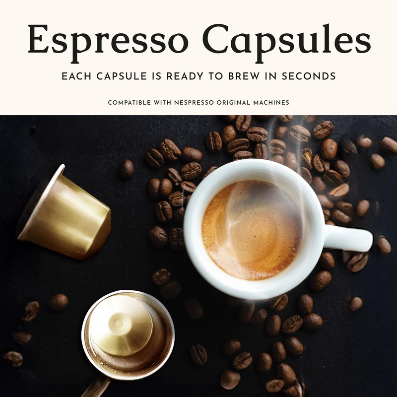 Segafredo Zanetti Espresso Capsules – Aluminum Pods for Nespresso Original