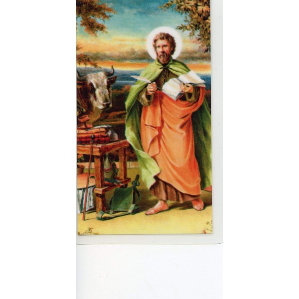 Autom co St. Luke holy card - laminated - Pack of 25