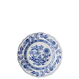 Hutschenreuther 02001-720002-10516 10019 with Onion and Banner design 19 cm, Blue