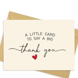 32 Pack 350GSM | Thank You Cards Matching Sealing Stickers with Envelopes | Baby Shower & Wedding Thank You Notes & Cards for Teather,Graduation,Business,Holiday Gifts 3.5x5 inches (Retro Heart)