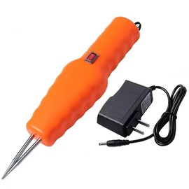 WIizyzfhy Handheld Electric Quick Chicken Plucker, Electric Poultry Feather Plucking Device， Portable Rechargeable Waterproof Feather Puller for Chickens, Ducks, Geese, and Turkeys (Orange)