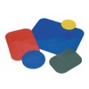 Dycem Non Slip Pad, Round 14 cm Diameter, Silver, Precut