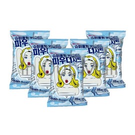 MS44 Miss Sasa Super Cooling Powder Sheet Clean Soap 15 sheets / MS44 미스사사 슈퍼 쿨링 파우더 시트 클린솝 15매 X 5개