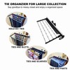 HANKEY Pull Out tie Organizer for Men, Slide Out Tie
