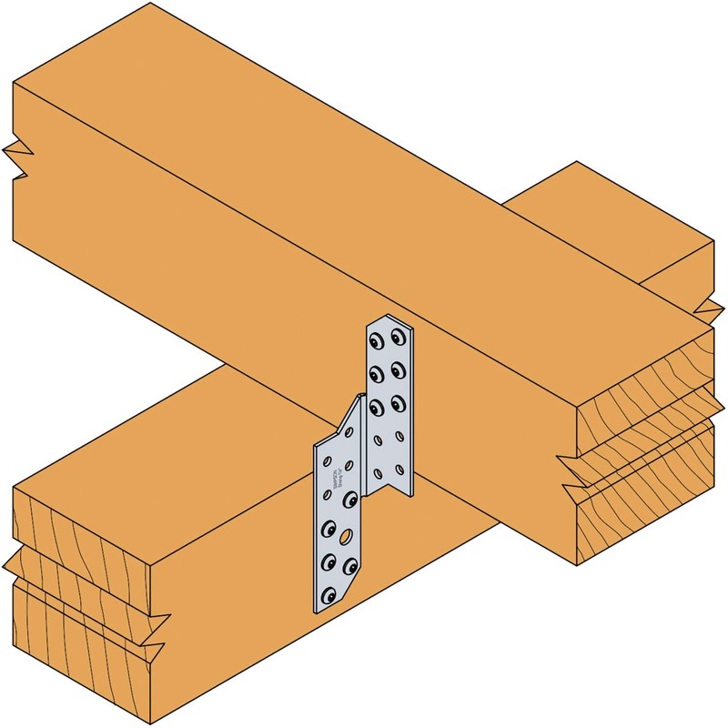 Simpson SPF290R Simpson Rafter Transformed Anchor SPF 290 Right Hot-Dip