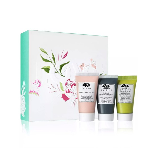 Origins Clear, Hydrate & Control set of 3 Facial Mask