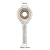 sourcing map 6mm Rod End Bearing M6x1.0mm Rod Ends Ball