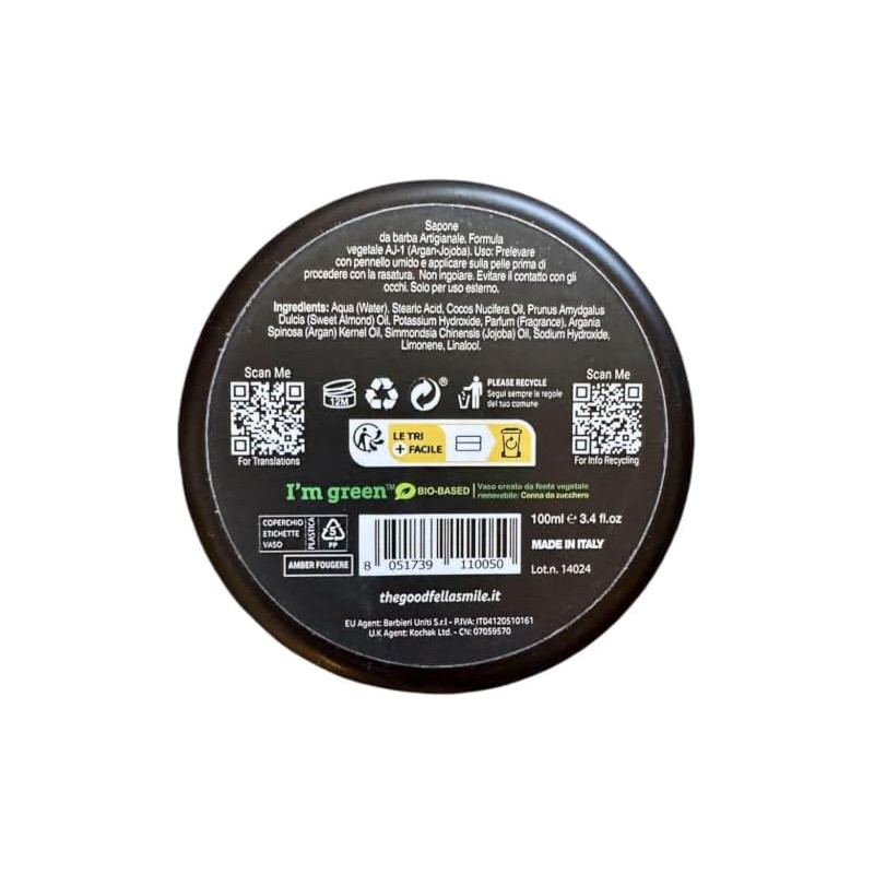 Luxury Shaving Soap Amber Fougere – Afeitado Suave con Lavanda