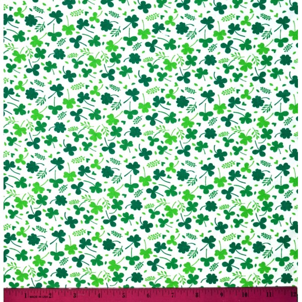 St Patricks Day Fabric - HALF YARD - 100% Cotton