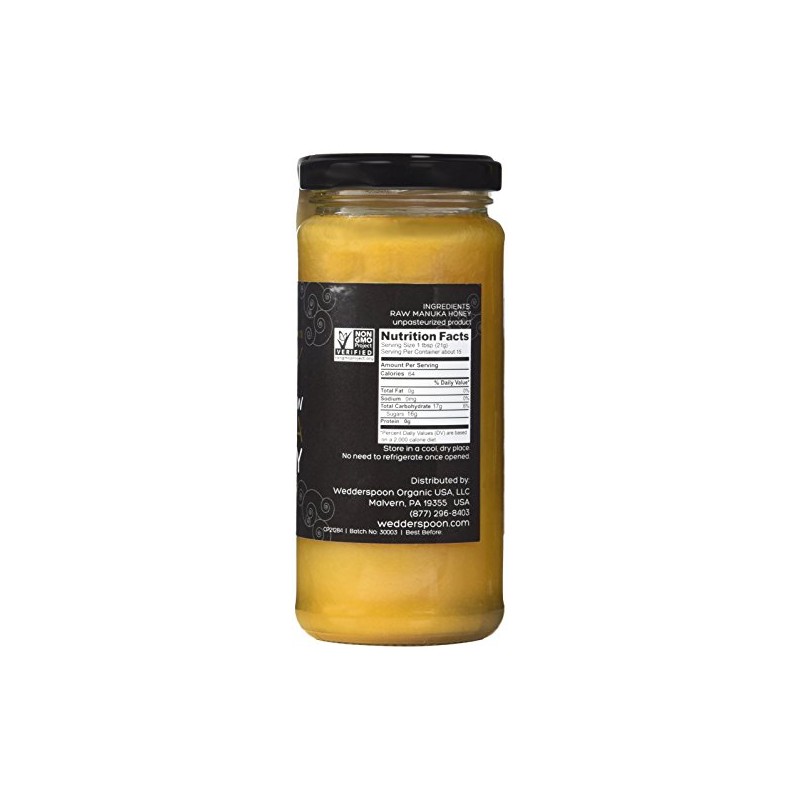 Wedderspoon 100% Raw Manuka Honey - KFactor 16 - 11.5