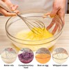 Professional Stainless Steel Whisk with Wooden Handle, Large Long 26