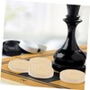 TOYANDONA Replacement Checker Pieces 72pcs Wooden Chess Pieces for Backgammon