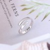 BEILIN Sterling Silver Hope Rings Adjustable Christian Ring Jesus Cross