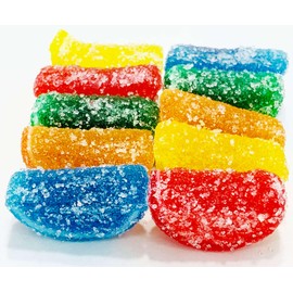 NY Spice Shop Mini Assorted Fruit Slices Candy - 3 Pound Assorted Flavors Jelly Fruit Candy - Gummy Candy Bulk - Fruit Gummies - Candy Fruit Slices - Sweet Tarts Chewy Old Fashioned Candy