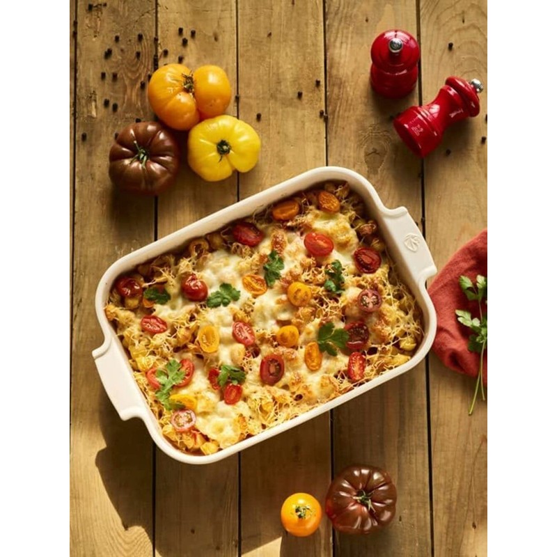 PEUGEOT - Rectangular ceramic casserole dish - 25 cm x