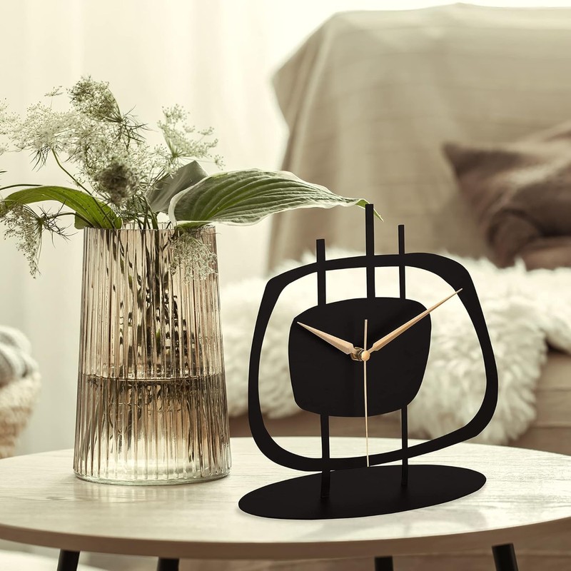 muyika Desk Clock for Living Room, Desk Clock for Office,