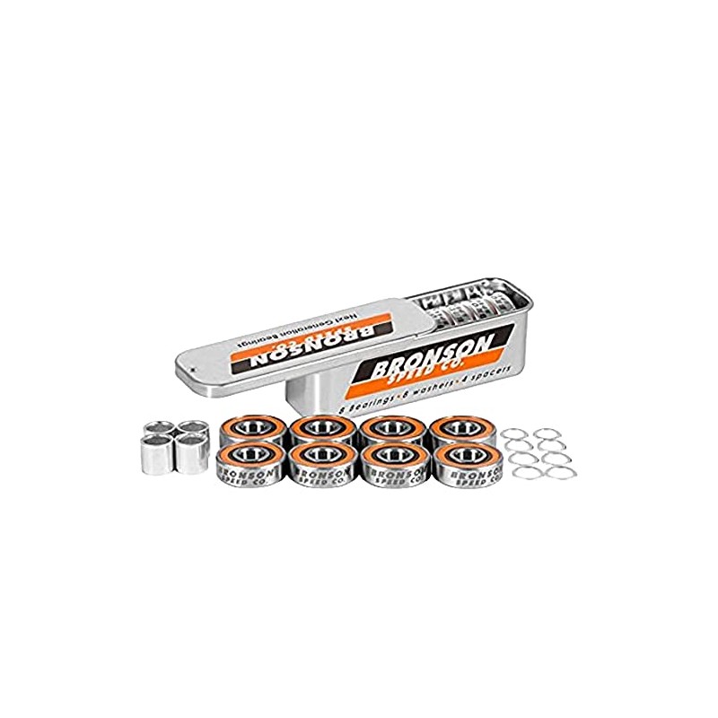 Bronson++ Speed Co Skateboard Bearings G3 Enough For One Skateboard