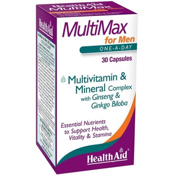 No Vendor HEALTH AID MULTIMAX FOR MEN. ESSENTIAL NUTRIENTS TO