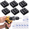 Threlaco 6 Pack Drill Bit Holder Tool Holster Bit Gripper