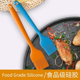 INVODA Silicon Heat Resistant Pastry Brush Dishwasher Free Waxing Brush Spreading Oil Butter Sauce Marinade for Grilling Grilling Grilling Baking Kitchen Cooking Pack of 12 (3 random colors)