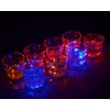 Aquaglow LED Flashing Illuminated Tumbler Glasses for Parties and Events