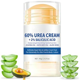 2pcs Crema con Urea 60 para Pies, Hidratante Pies Resecos y Agrietados
