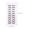 LALAFINA 20 Pairs Fake Eyelashes False Thick Eyelash 5d False