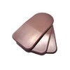 BML 5mm Heel Lifts, 3pk (Ladies Large, Red [Firm])