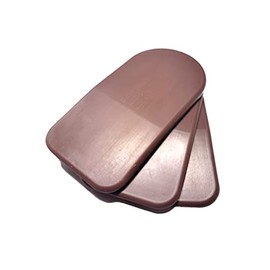 BML 5mm Heel Lifts, 3pk (Ladies Large, Red [Firm])