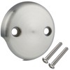 Two-Hole Bathtub Overflow Face Plate, Universal Bathtub Overflow Drain Face
