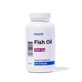 Major Fish Oil Cholesterol Free 1000MG 100 Soft Gels