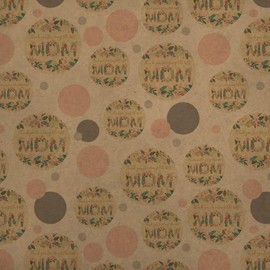 GRAPHICS & MORE Thank You for Being the Best Mom Mother's Day Premium Kraft Gift Wrap Wrapping Paper Roll