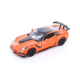 Showcasts 2019 Chevy Corvette ZR1 Hardtop, Orange 79356OR - 1/24 Scale Diecast Model Toy Car