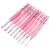 9pcs Crochet Hooks Set Professional High Accuracy Portable Soft Handle