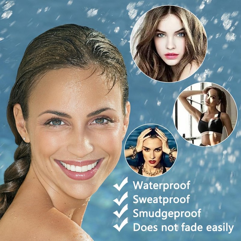 Permanent Eyebrow Pencil, Wooden Eyebrow Pencil, Non-Smudging Eyebrow Pencil, Suitable