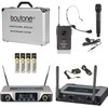 Boytone, UHF Wireless Microphone System, Dual fix Channel Handheld Dynamic