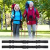 DEARBAG Pack of 2 Adjustable Chest Strap Backpack, Nylon Backpack