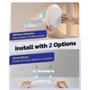 Aggforbl 10,000mAh Rechargeable Ceiling Light with Remote, Wireless Waterproof Shower