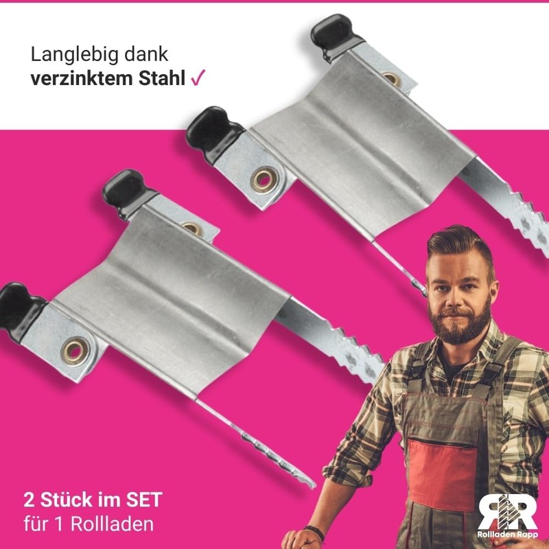 Clamp Protection for Shutters Protection against Burglary - Set of