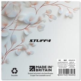 Sympathy Cards - Butterfly - Minimal Floral Condolences Card, Mourning Bereavement Cards for Adults, Sorry For Your Loss Thinking of You Card, 145mm x 145mm Flowers Greeting Card