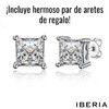 Aretes de Plata .925 Cubo Zirconia Mujer Detalle Cruz Regalo