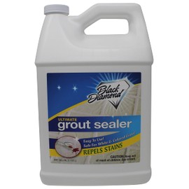 Black Diamond Stoneworks ultimate grout sealer: stain sealant protector for tile, marble, floors, showers and countertops.