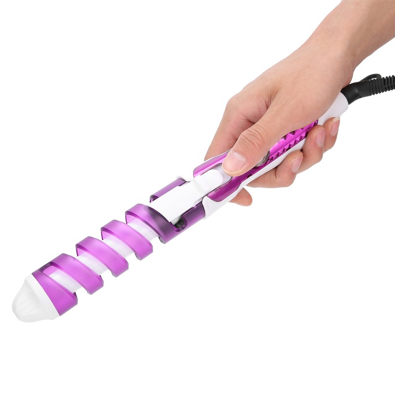 Mini Spiral Hair Curler Portable AntiScald Wavy Hair Styling Hair