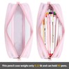 KALIDI Clear Pencil Case Large Pen Bag Stationery Pouch Cosmestic