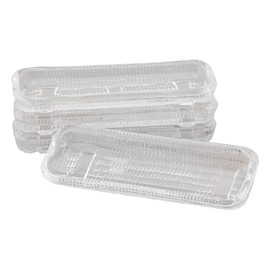 HIC Harold Import Co. HIC Corn Dishes, Glass, Set of 4, 8.5-Inches Clear