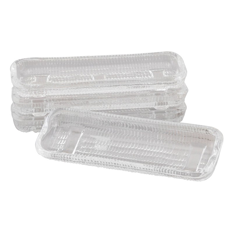 HIC Harold Import Co. HIC Corn Dishes, Glass, Set of