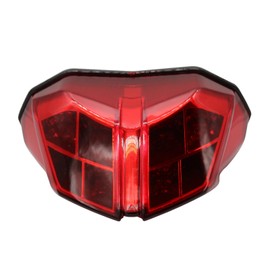 iTobest iTobest Taillight - Integrated LED Tail Brake Turn Signal Light Compatible with DUCATI Streetfighter 848 1100 2012-2014(Red)