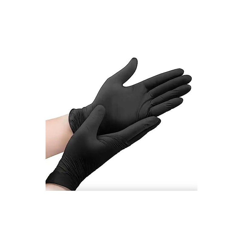 RAP Gloves Professional Black Nitrile Powder Free Multi Purpose Gloves